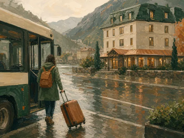 Arriving by bus