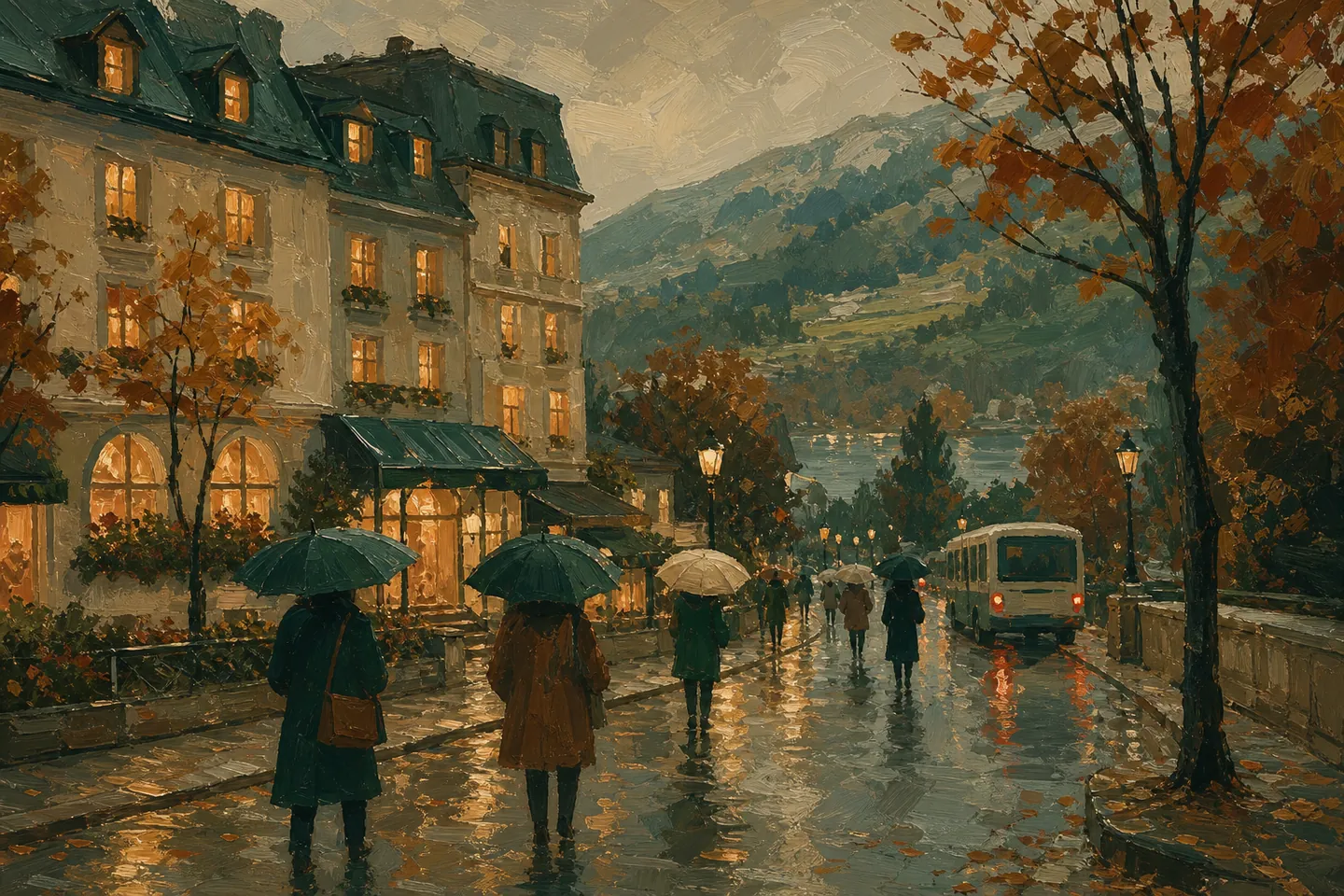A rainy November day at Cascades Langley, without rushing