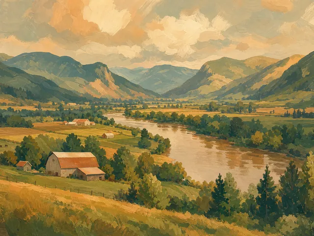 La vallée du Fraser